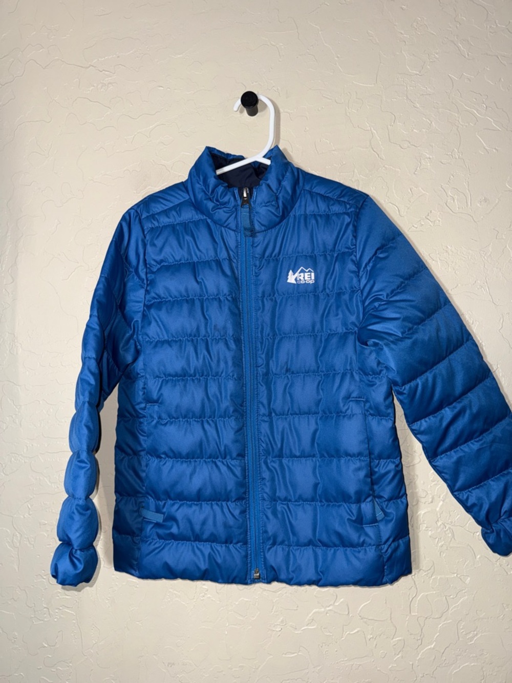 Rei coop kids 80% down slim puffer jacket size 6/7